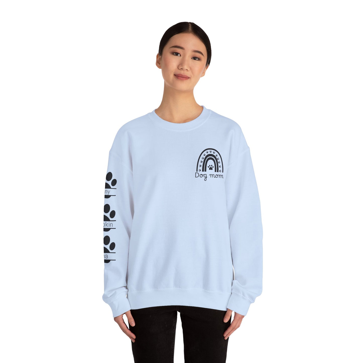 Custom Dog Mom Crewneck Sweatshirt