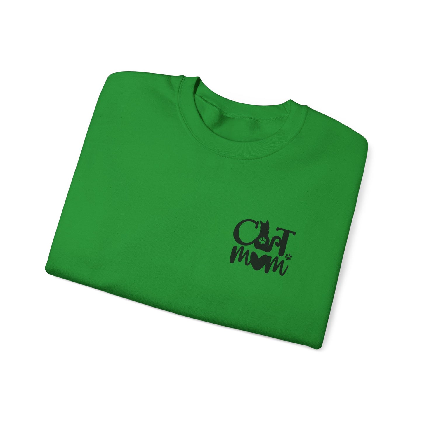 Custom Cat Mom Crewneck Sweatshirt