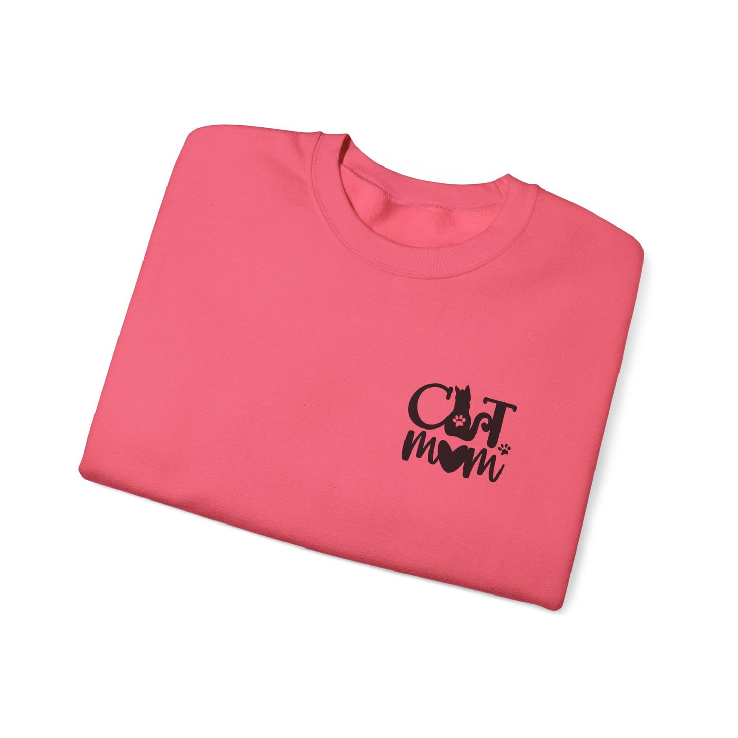 Custom Cat Mom Crewneck Sweatshirt