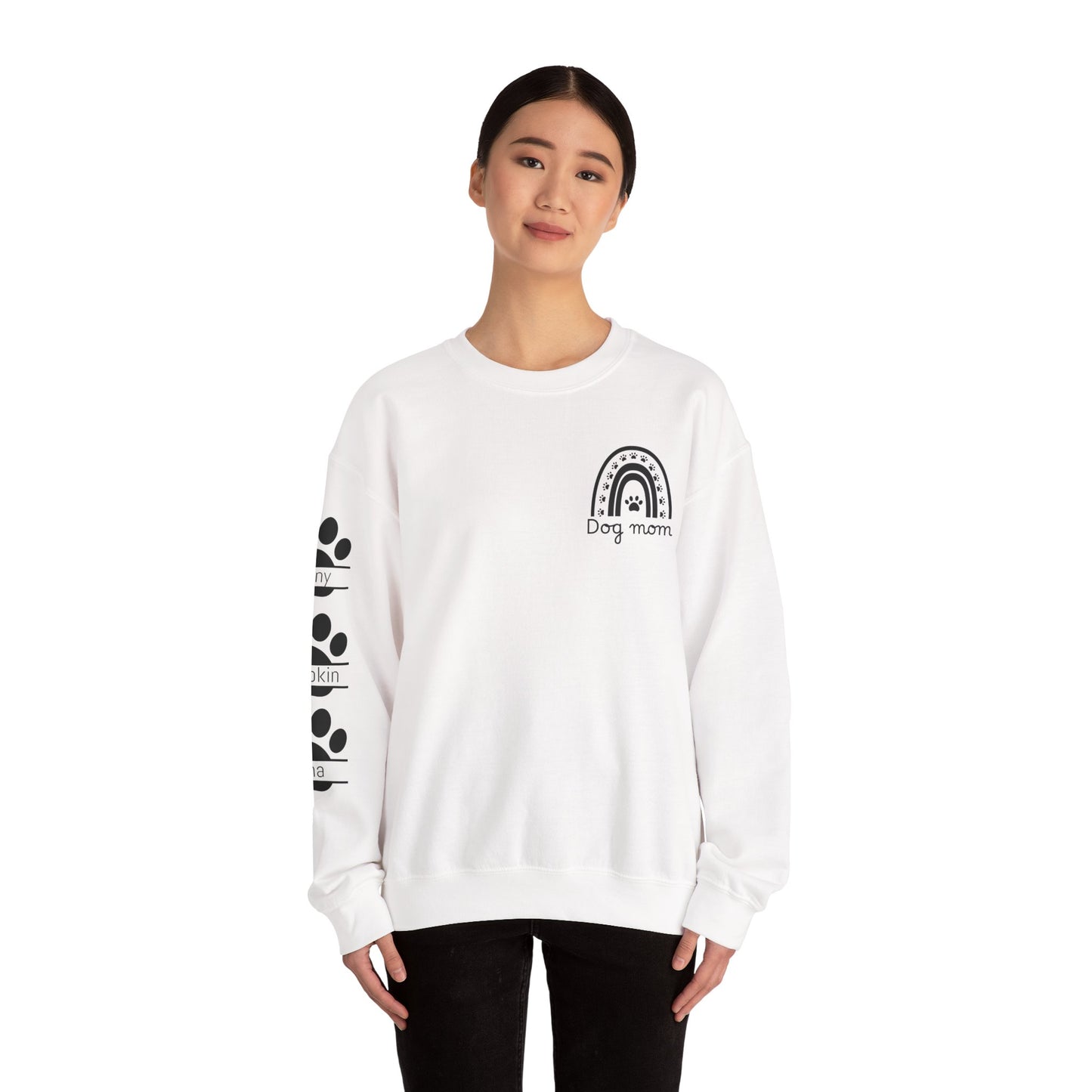 Custom Dog Mom Crewneck Sweatshirt