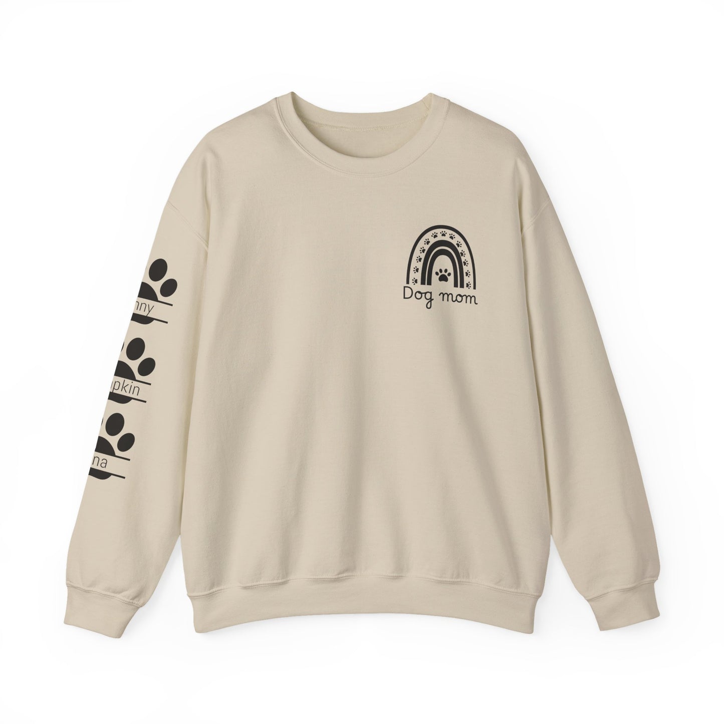 Custom Dog Mom Crewneck Sweatshirt