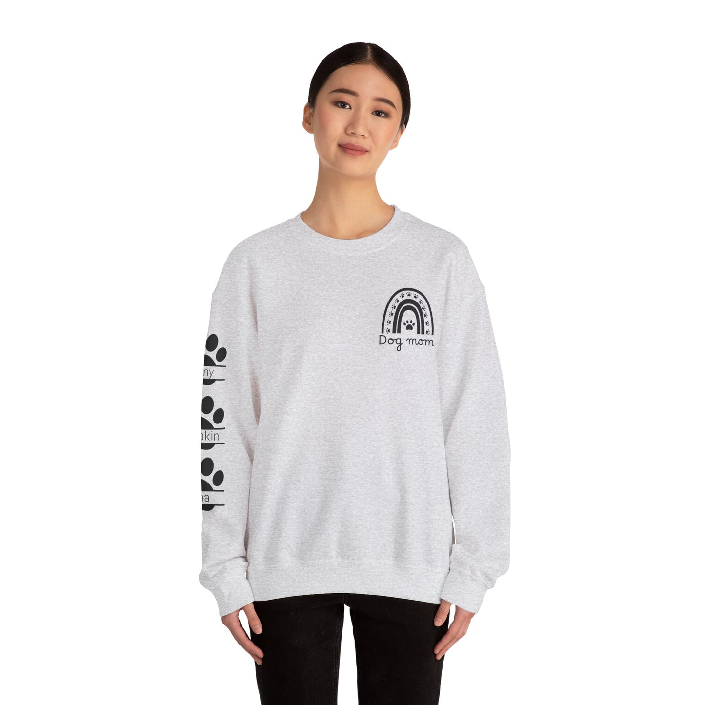 Custom Dog Mom Crewneck Sweatshirt
