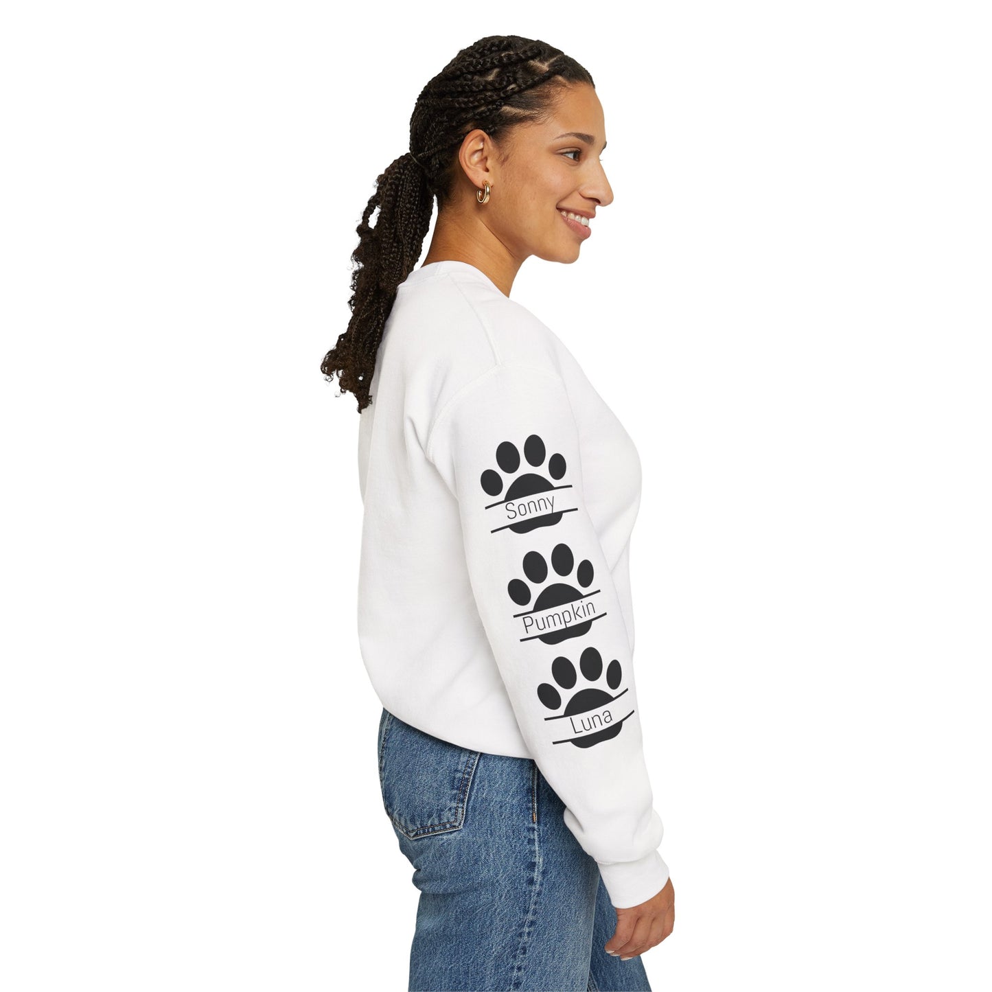 Custom Dog Mom Crewneck Sweatshirt