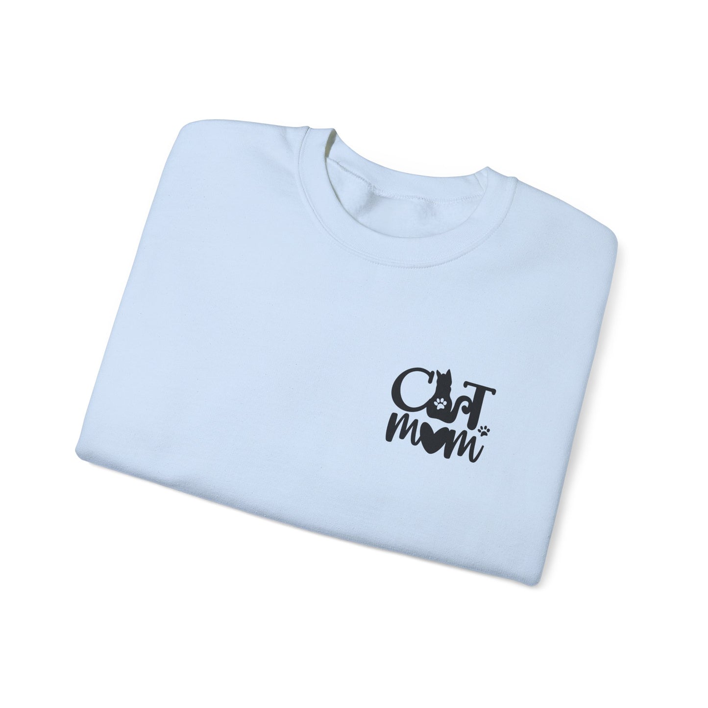 Custom Cat Mom Crewneck Sweatshirt