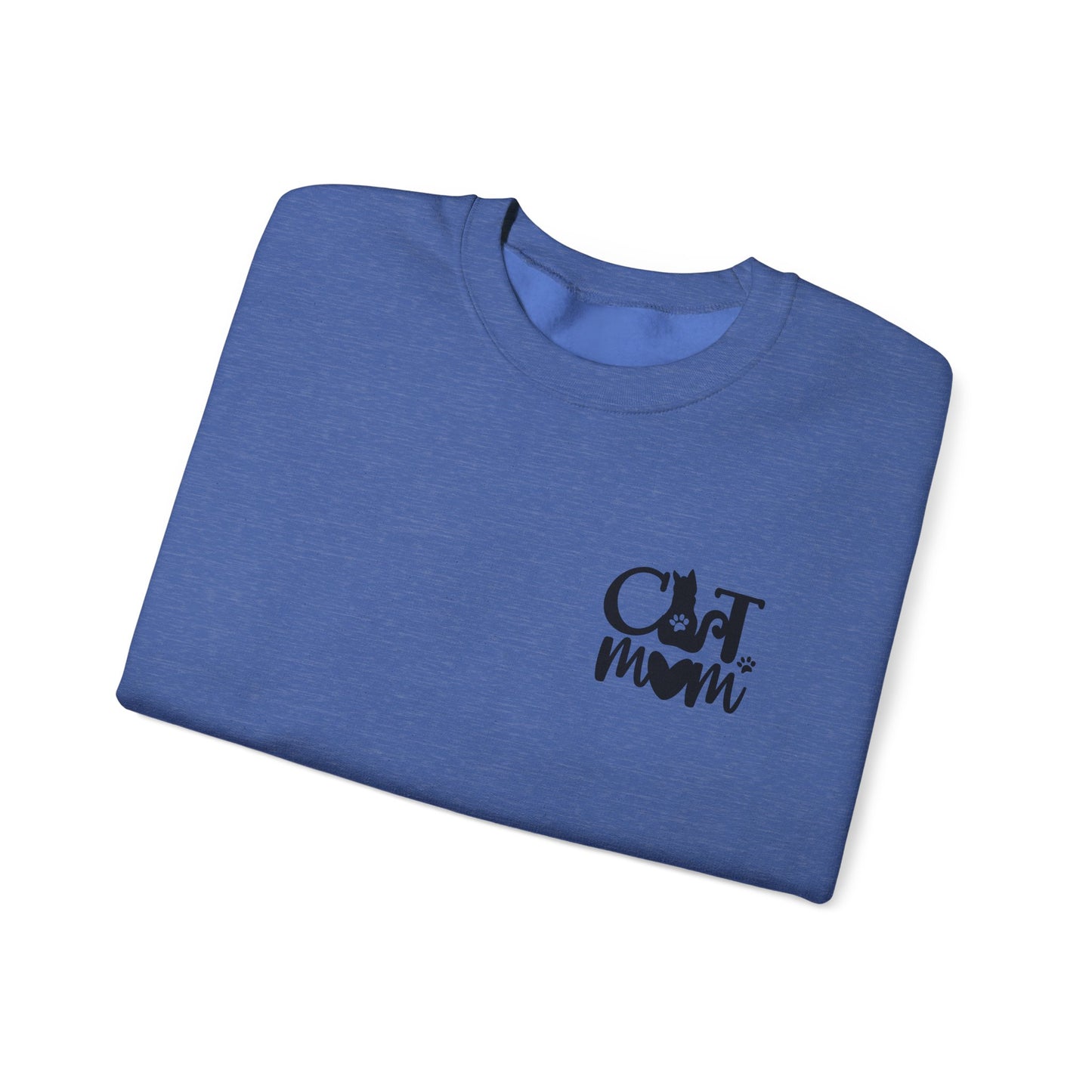 Custom Cat Mom Crewneck Sweatshirt