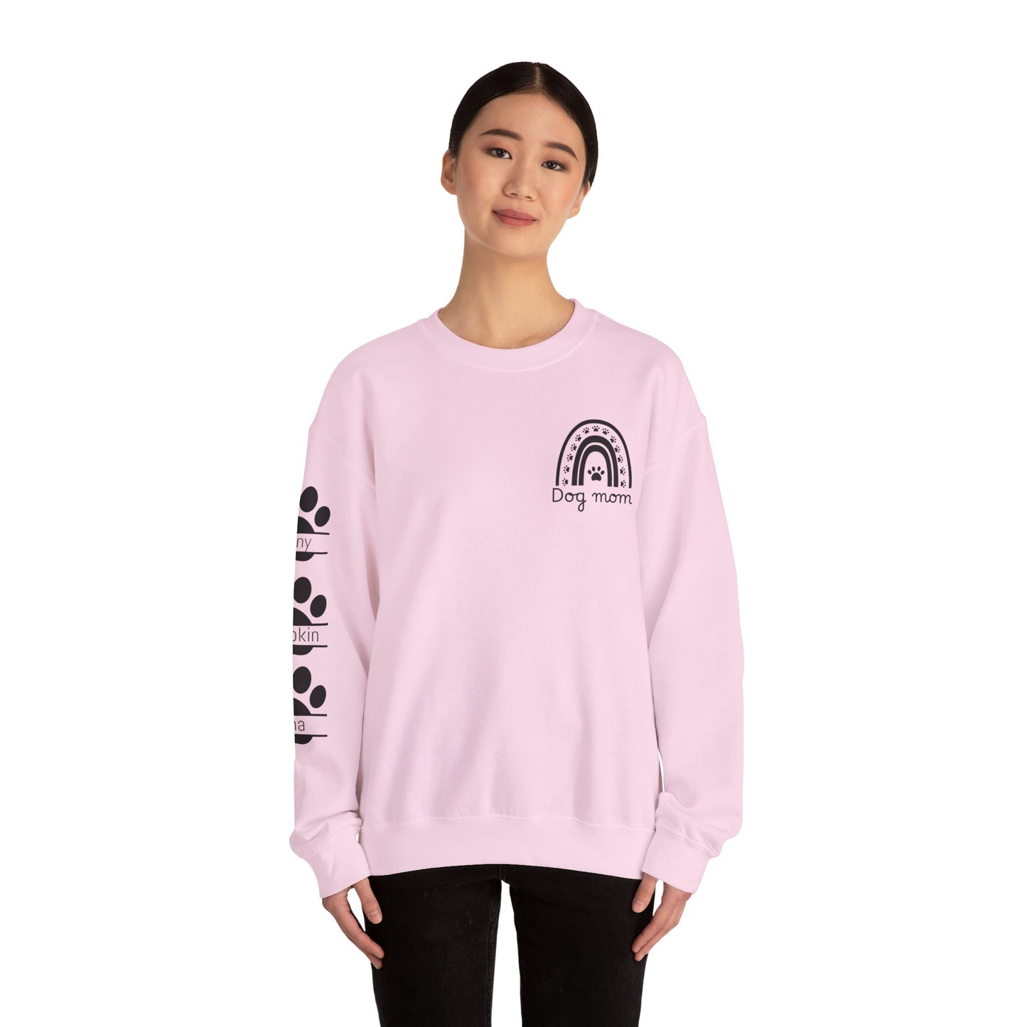 Custom Dog Mom Crewneck Sweatshirt