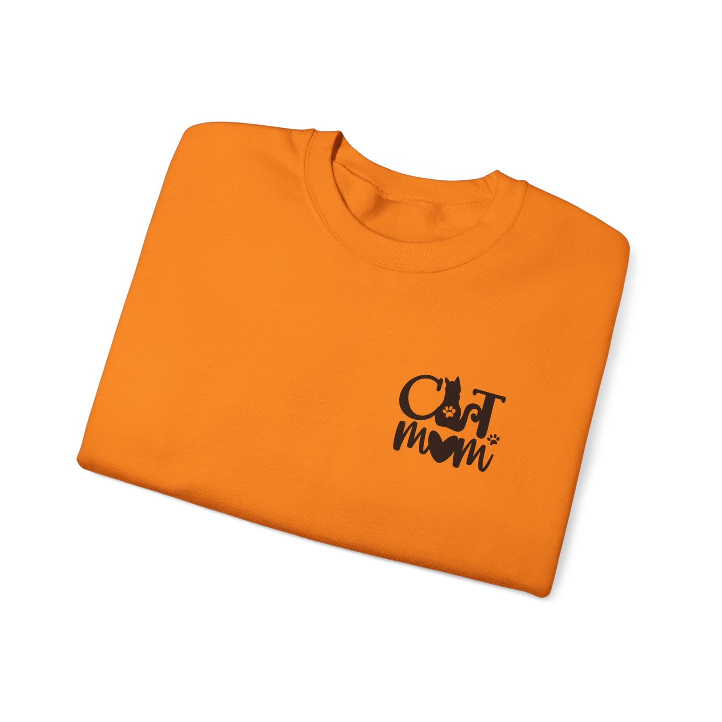 Custom Cat Mom Crewneck Sweatshirt
