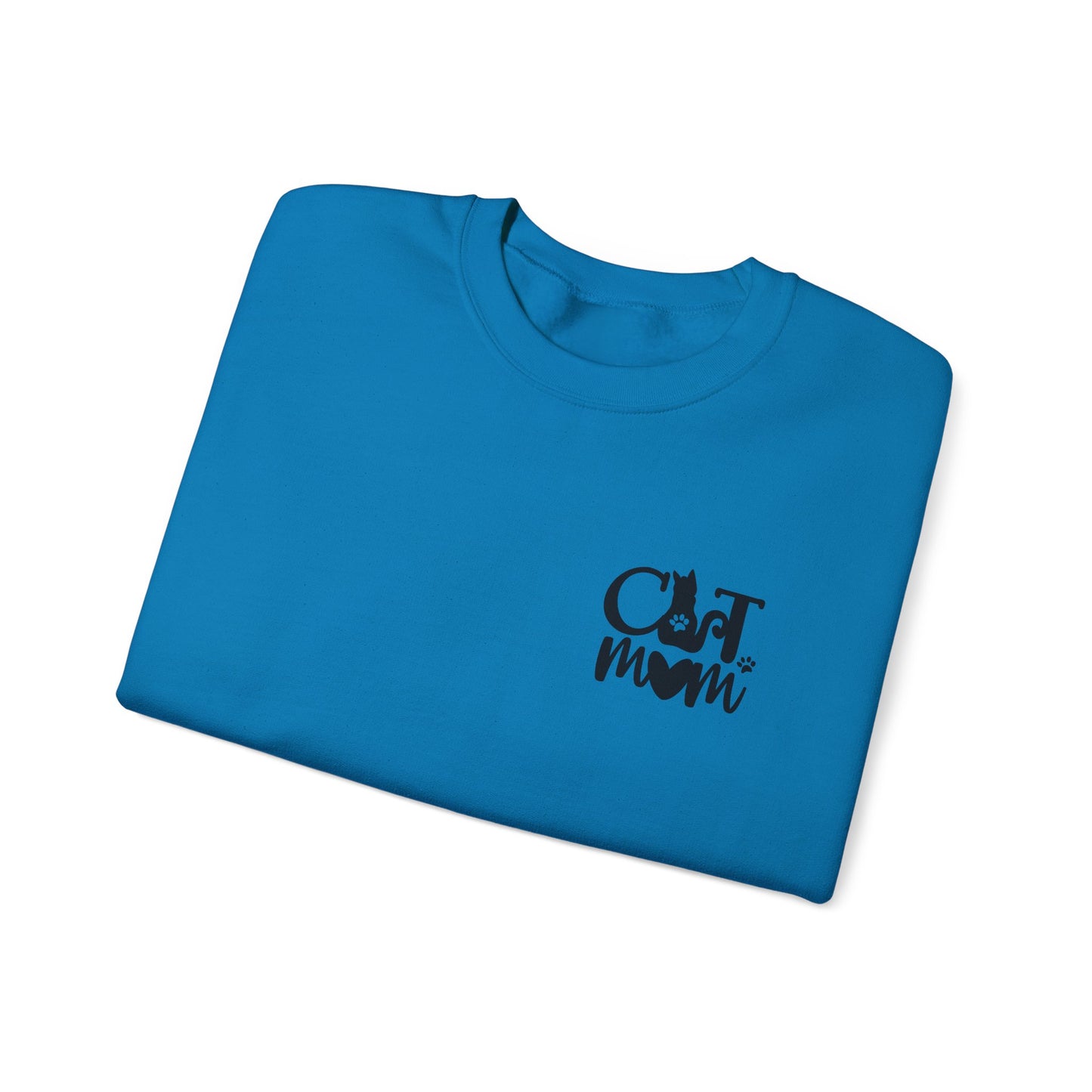 Custom Cat Mom Crewneck Sweatshirt