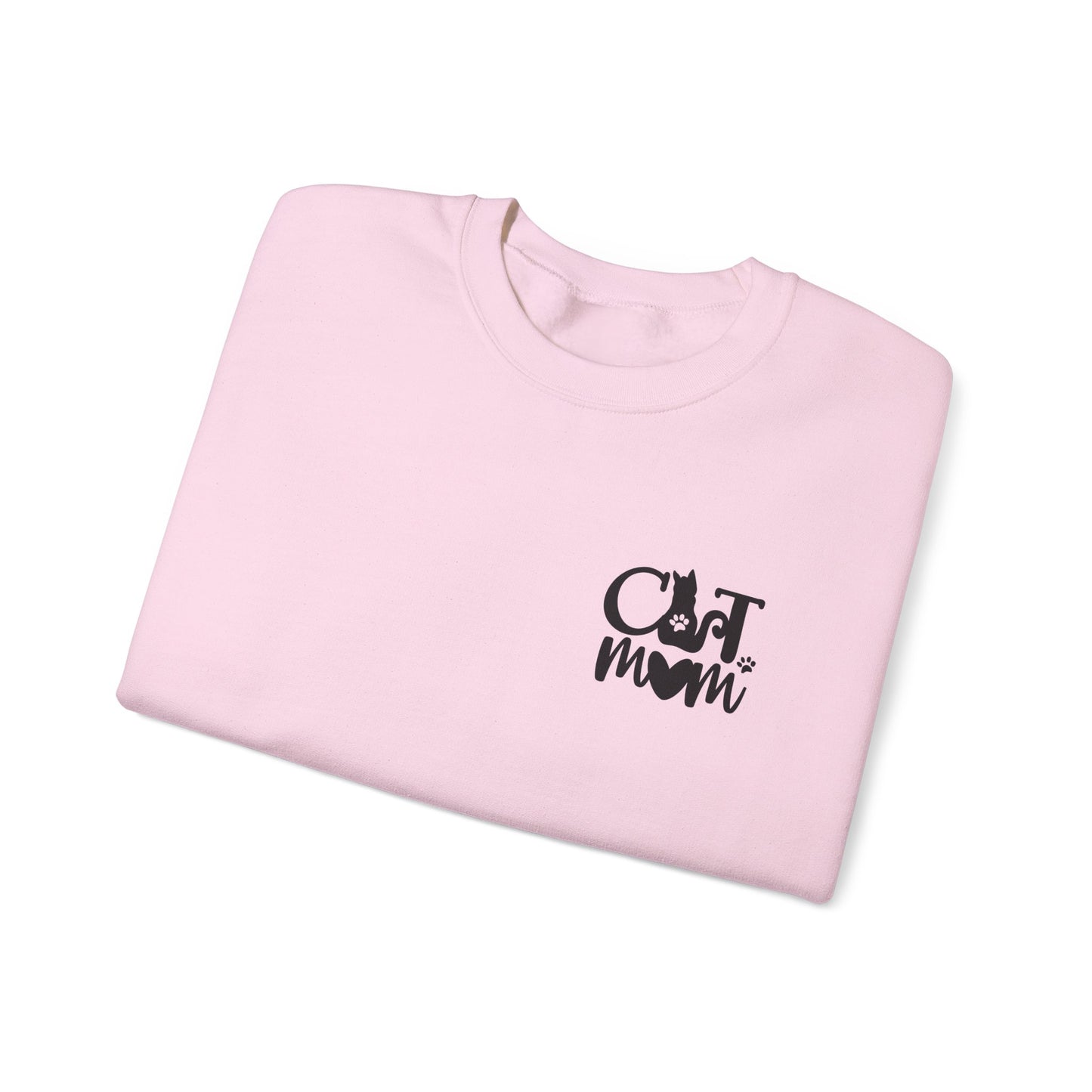 Custom Cat Mom Crewneck Sweatshirt