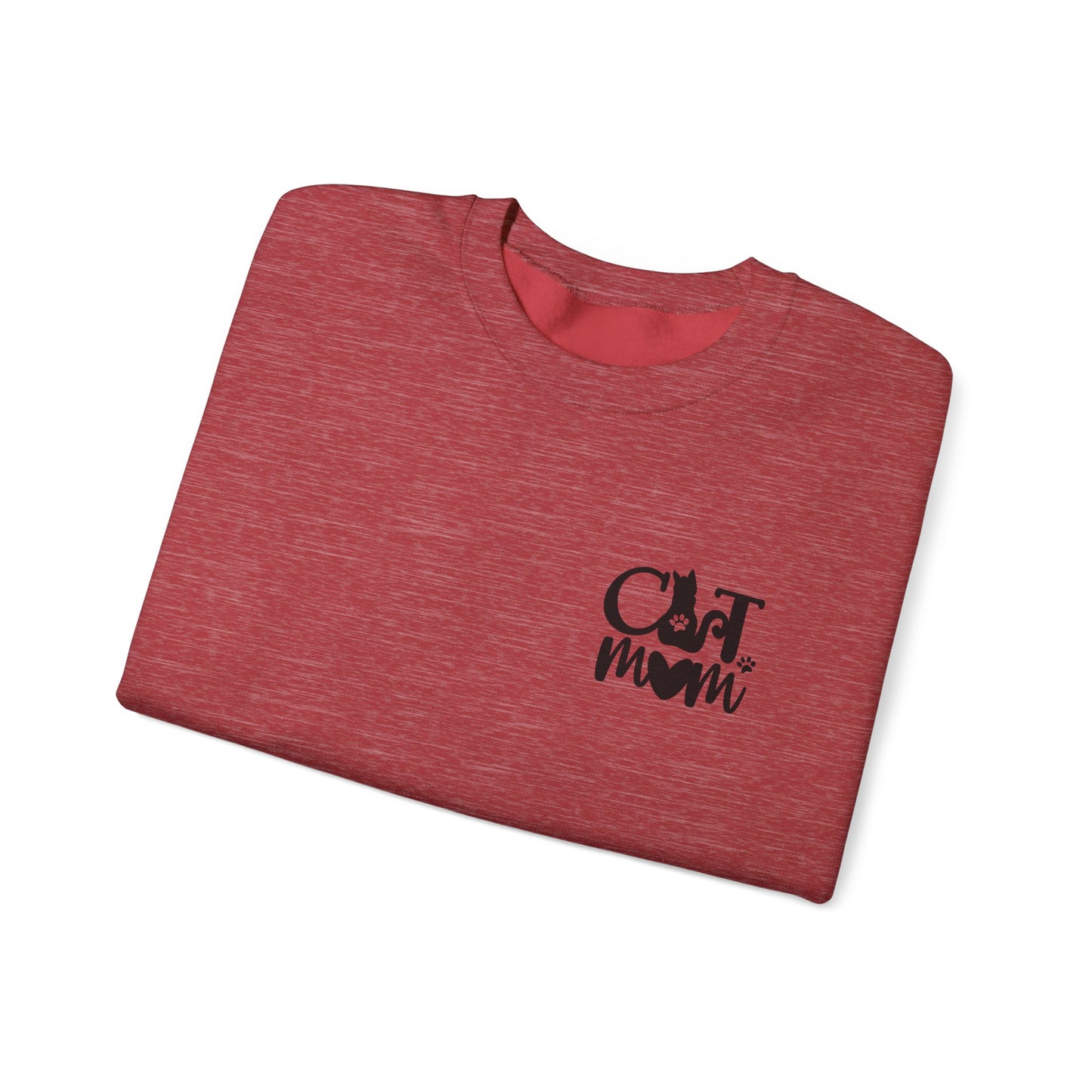 Custom Cat Mom Crewneck Sweatshirt